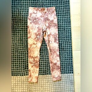 Stunning rose design and color, Elation Printed Tight from Athleta